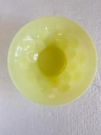 Copier glazen Gutta schalen (2) jaren 30, Gebruikt, Schaal, Leerdam, Rond