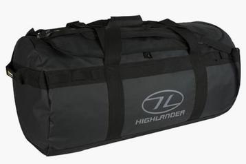 Highlander Duffel Bag 90L - Zwart, Zeer Goede Staat beschikbaar voor biedingen