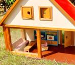 Vintage poppenhuis jaren 70 Vero DDR met meubels retro mooi!, Ophalen of Verzenden, Gebruikt, Poppenhuis