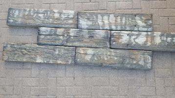 Nieuw flagstone staptegel boomstam plank steen beschikbaar voor biedingen