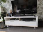Hoogglans wit tv meubel, Ophalen of Verzenden, Gebruikt, 25 tot 50 cm, Minder dan 100 cm