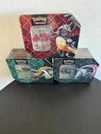 Pokemon Paldean Fates Tin set (USA) 3 stuks SEALED, Ophalen of Verzenden, Nieuw, Boosterbox, Foil
