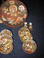 satsuma bordje en 6 bakjes, Antiek en Kunst, Ophalen of Verzenden