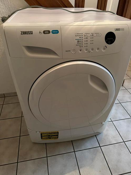 Zanussi Lindo1000 warmtepompdroger, Witgoed en Apparatuur, Wasdrogers, Refurbished, Overige typen, 8 tot 10 kg, 85 tot 90 cm, Ophalen of Verzenden