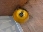 Sfeervolle vloerlamp / bolvorm – zwart met goud binnenzijde, Huis en Inrichting, Ophalen, Zo goed als nieuw, 150 tot 200 cm