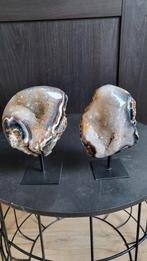 Amethist met agaat speciale stukken, Verzamelen, Mineralen en Fossielen, Ophalen of Verzenden