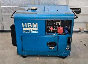 HBM 7900 Watt Diesel Generator - Aggregaat 400/230/12 Volt beschikbaar voor biedingen
