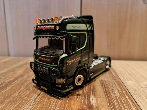 WSI Scania R Highline Sjoerd Jongema Transport, Hobby en Vrije tijd, Modelauto's | 1:50, Nieuw, Bus of Vrachtwagen, Wsi, Ophalen of Verzenden
