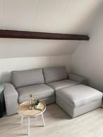 IKEA KIVIK 3-zitsbank + bijpassende voetenbank, Ophalen, Zo goed als nieuw