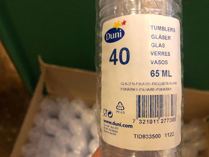 3300 glaasjes, Verzamelen, Glas en Borrelglaasjes, Nieuw, Borrel- of Shotglas, Ophalen of Verzenden