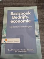 Basisboek bedrijfseconomie-studentenuitwerkingen, Ophalen of Verzenden, Rien Brouwers; Wim Koetzier; Olaf Leppink, Management