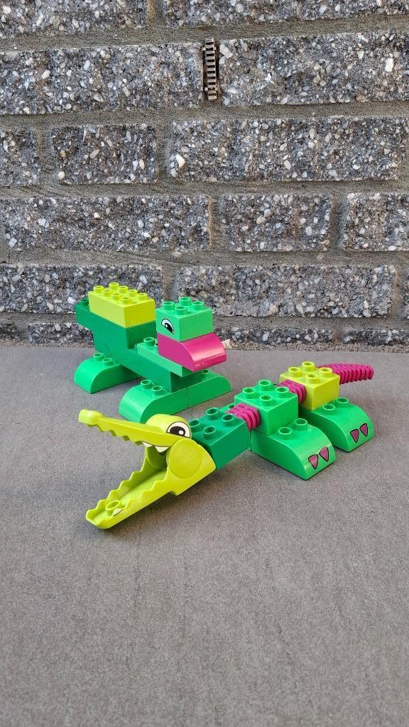 Duplo 3511 grappige krokodil - compleet, Kinderen en Baby's, Speelgoed | Duplo en Lego, Zo goed als nieuw, Duplo, Complete set
