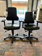 2 stuks Bimos Sintec-serie industriële werkstoelen, Huis en Inrichting, Ophalen, Gebruikt, Zwart, Bureaustoel