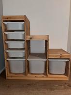 Stevig IKEA kastje met witte ladebakken, Ophalen, Gebruikt, Kast, 75 tot 100 cm