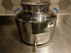 Olijfolievat  Sansone / azijnvat / cidervat - 25 liter RVS, Huis en Inrichting, Ophalen, Gebruikt, Rvs, Overige typen