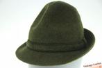 Vintage Beierse jachthoed Nimrod Glockner groen wolvilt 56, Kleding | Heren, Hoeden en Petten, Hoed, Ophalen of Verzenden, Nimrod Glockner