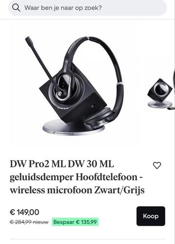 Sennheiser DW Pro2 ML Draadloze Headset nieuw en ongebruikt beschikbaar voor biedingen