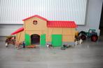 mooie grote Schleich boerderij dieren tractor enz., Ophalen of Verzenden, Gebruikt, Poppenhuis