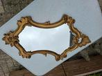 schitterende zeer oude mooie goudkleurige wandspiegel, Ophalen, Overige vormen, Minder dan 50 cm