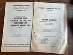 WO2 Amerikaans 2x voorschrift mbt training mortier .50 BMG, Verzamelen, Verzenden, Nederland, Boek of Tijdschrift