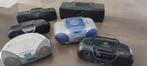 6 ghettoblasters boombox radio cassetterecorders sony etc, Ophalen of Verzenden, Zo goed als nieuw, Radio, Met cd-speler