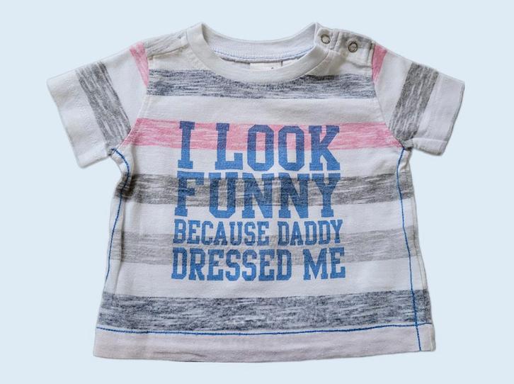 PRENATAL wit T-shirt met opdruk maat 56 ~ MS3134, Kinderen en Baby's, Babykleding | Maat 56, Zo goed als nieuw, Jongetje, Shirtje of Longsleeve