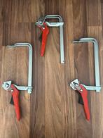 Bessey GH16 Snelspan lijmklemmen 80x160 mm, Ophalen of Verzenden, Nieuw, Chroom, Overige typen