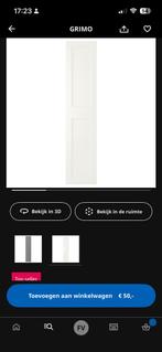 IKEA Grimo hoekkast deuren - Wit 50x229cm, Ophalen, 200 cm of meer, Wit, 50 tot 100 cm