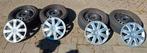 Renault clio III phase 2 wieldoppen en 4 velgen winterbanden, Ophalen, Zo goed als nieuw