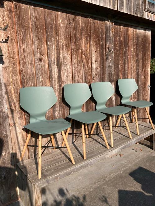 VT Wonen Eetkamerstoelen - Set van 4, Huis en Inrichting, Stoelen, Gebruikt, Vier, Kunststof, Overige kleuren, Ophalen of Verzenden