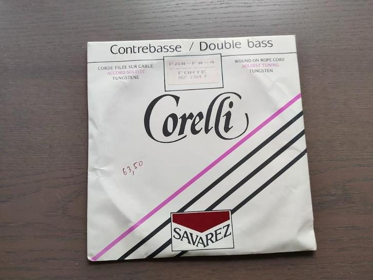 Corelli 364F F# Snaar voor 3/4 en 4/4 Contrabas, Muziek en Instrumenten, Instrumenten | Onderdelen, Nieuw, Contrabas, Ophalen of Verzenden