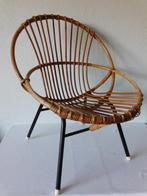 Vintage 2-rings rotan stoeltje van Rohé Noordwolde, met groe, Ophalen, Huis en Inrichting