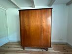 Vintage Midcentury kast 3 deurs, Midcentrury, 25 tot 50 cm, 100 tot 150 cm, Met hangruimte