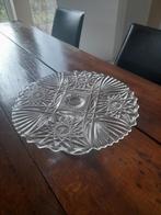 Oude taartschotel Lux-Val Val St Lambert jaren 30, Antiek en Kunst, Antiek | Glas en Kristal, Ophalen of Verzenden