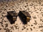 2 x element Philips op Philips headshell (400 en 406), Ophalen of Verzenden, Gebruikt, Platenspeler-onderdeel, Philips