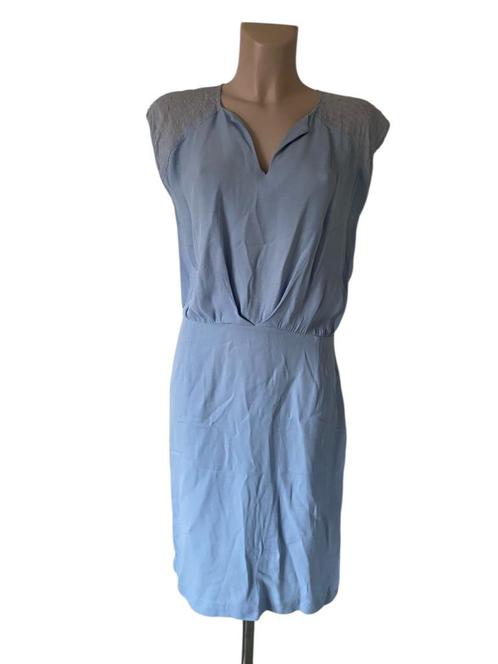 Custommade jurk S, Kleding | Dames, Jurken, Zo goed als nieuw, Maat 36 (S), Blauw, Ophalen of Verzenden