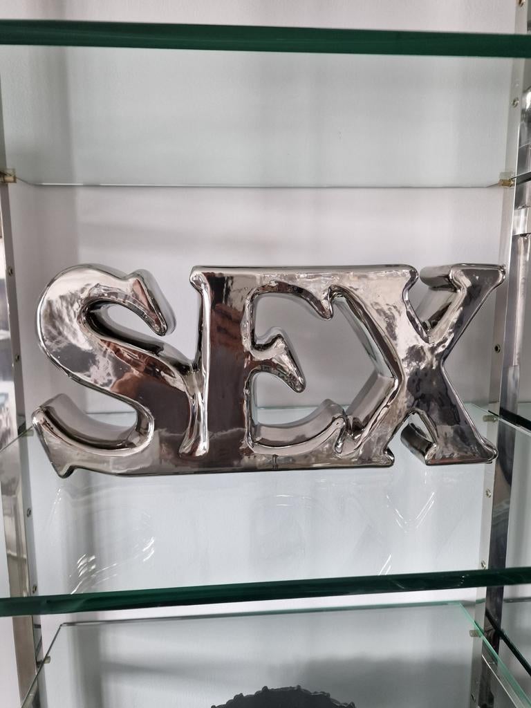 Eichholtz wall art letter SEX wanddecoraties eric kuster sti, Ophalen, Nieuw
