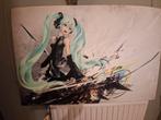 Hatsune Miku groot schilderij, Ophalen, Zo goed als nieuw