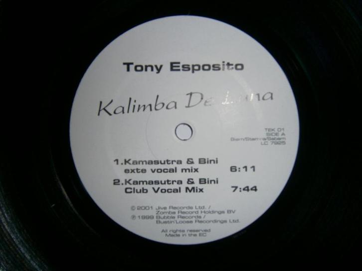 Tony Esposito – Kalimba De Luna. 2001. Trance. Club Trance, Cd's en Dvd's, Vinyl | Dance en House, Gebruikt, Techno of Trance