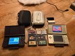 2x nintendo DS  met spelletjes, Spelcomputers en Games, Spelcomputers | Nintendo DS, Zwart, Ophalen of Verzenden, Zo goed als nieuw