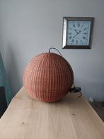 Grote rieten lamp 120 cm in omvang, Huis en Inrichting, Woonaccessoires | Schalen en Manden, Rond, Mand, Zo goed als nieuw, Ophalen