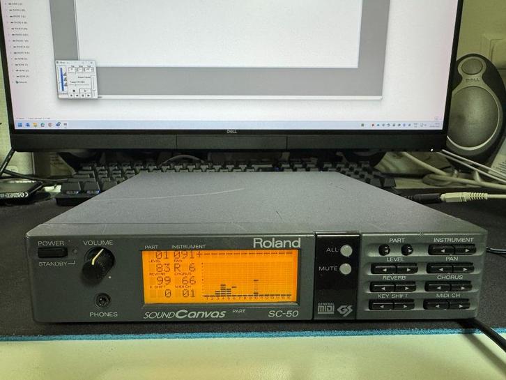 Roland Sound Canvas SC-50, Muziek en Instrumenten, Soundmodules, Gebruikt, Roland, Ophalen