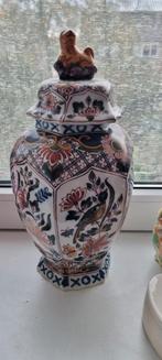 Makkum aardewerk vaas met deksel, Ophalen of Verzenden