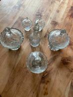 Antieke Kristallen Snoeppotten & Karaf, Antiek en Kunst, Antiek | Glas en Kristal, Ophalen of Verzenden