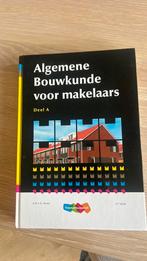 Algemene bouwkunde voor makelaars boek Deel A, Ophalen of Verzenden, Zo goed als nieuw, A.H.L.G. Bone, Nederlands