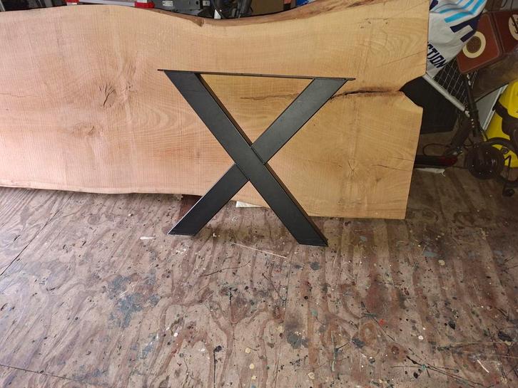 Boomstamtafel - Uniek en Robuust, Huis en Inrichting, Tafelonderdelen, Gebruikt, Tafelblad, 150 tot 200 cm, 50 tot 100 cm, Overige vormen