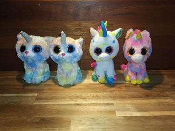 Diverse Ty beanie boo's 15 cm/10 cm/sleutelhangers/25 cm beschikbaar voor biedingen