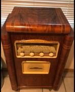 Art Deco Radio Console met Platenspeler - Ongetest, Antiek en Kunst, Antiek | Tv's en Audio, Ophalen of Verzenden