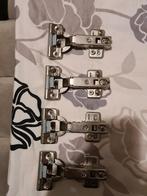 Softclose Scharnieren - Zachtsluitend, Doe-het-zelf en Verbouw, Hang- en Sluitwerk, Ophalen of Verzenden, Zo goed als nieuw, Rvs