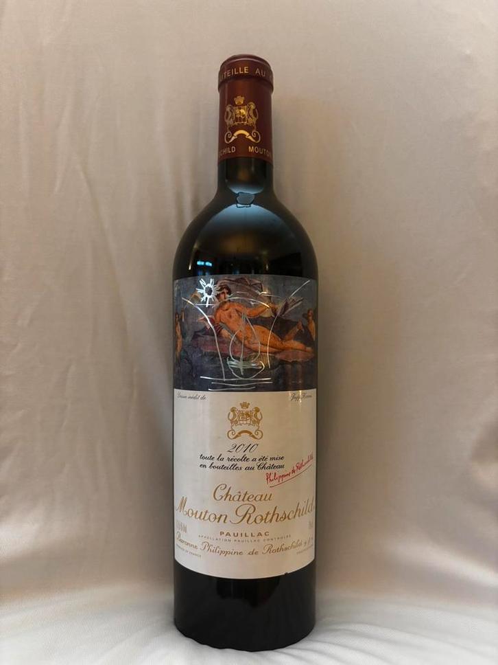 Chateau Mouton Rothschild 2010, Verzamelen, Wijnen, Zo goed als nieuw, Rode wijn, Frankrijk, Vol, Ophalen